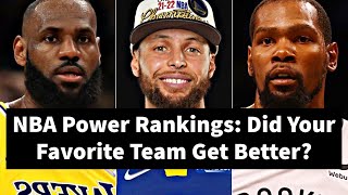 NBA Power Rankings: Did Your Favorite Team Get Better?