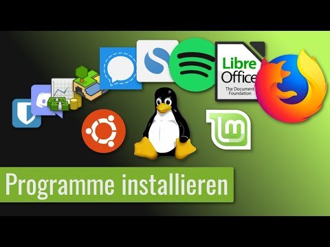 Video: So Installieren Sie Das Programm Unter Linux