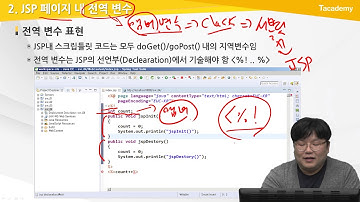 Servlet-JSP를 활용한 모바일 서버 프로그래밍 기본 5강 JSP Life Cycle | T아카데미