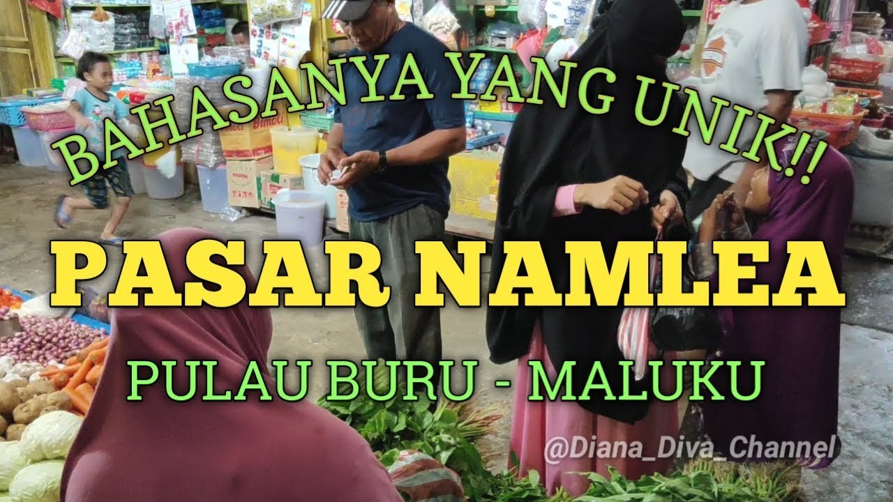 Suasana Pasar Namlea - PULAU BURU MALUKU