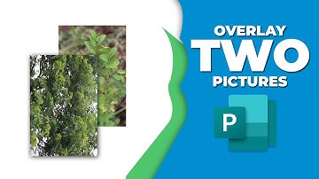 How to overlay two pictures in Publisher