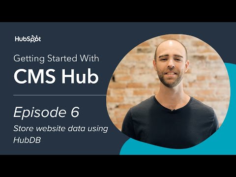 Storing Website Data with HubDB | Episode 6/10 | Getting Started With CMS Hub for WordPress Devs