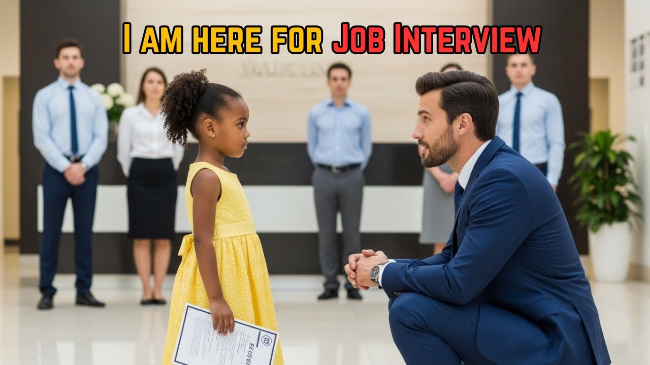 Little girl shows up for a job interview — CEO learns her mom’s in the hospital and is shocked