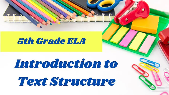 Introduction to Text Structure // 5th grade reading online lesson
