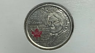 2013 Canada 25 Cents Coin - Laura Secord • Values, Information, Mintage, History, and More