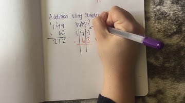 Addition Using the Standard Algorithm