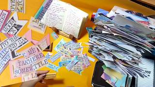 ⭐ Making DIY flag embellishments for scrapbook. CNDYSHP style! #penpal #scrapbook
