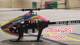 Goosky RS7 indoor low rpm test