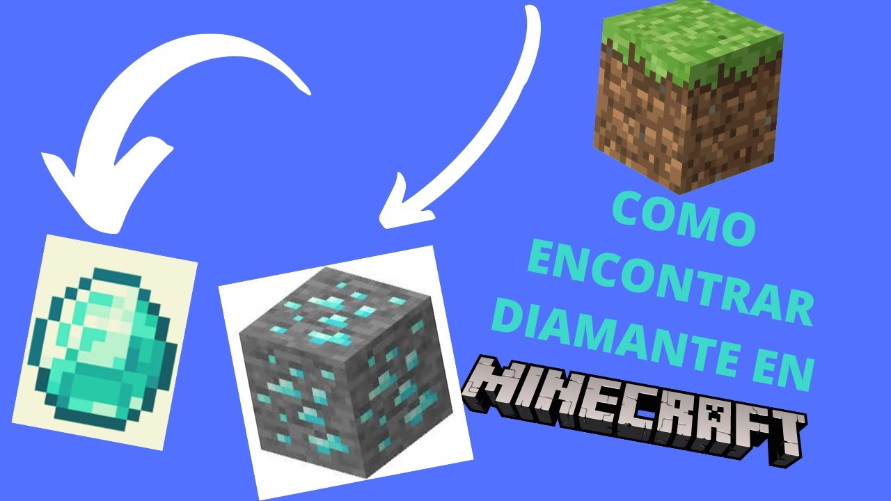 Como encontrar diamantes en Minecraft - YouTube