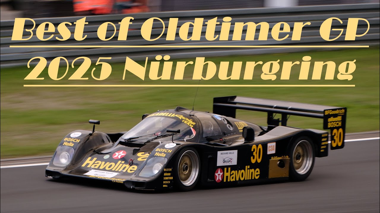 Best of Oldtimer GP2025 Nürburgring | Pure Sound | Group A | Group C | Touring Cars | Formula 1