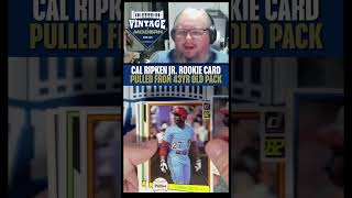 Cal Ripken Jr. Rookie Card pulled from 42 year old wax pack!