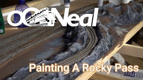 Building Up A Model Railway S1 Ep 18 | How To Paint Rocks On The Incline