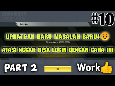 Cara Mengatasi Tidak Bisa Login Di Call Of Duty Mobile Setelah Update Terbaru!#CODM_INDONESIA