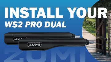 Safe, Smart, Stable for Every Home - ZUMI WS2 PRO Dual Swing Gate Opener Installation Guide