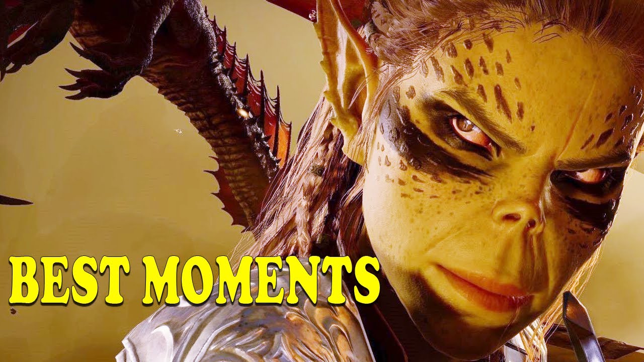 Lae'zel's funny and dramatic moments compilation