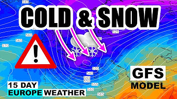 Europe weather: Severe Cold & Snow | Next 15 day EU Weather Forecast | GFS rain, snow forecast
