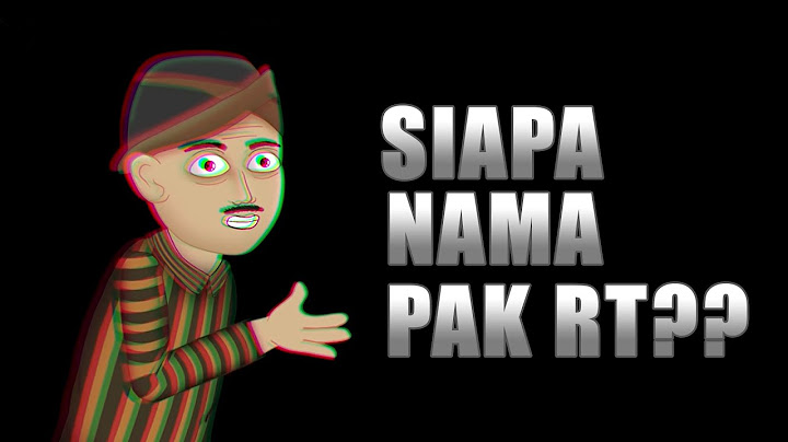 Siapa Nama Pak RT?? Ini dia Jawabannya - Animasi Horor Kartun Lucu - WargaNet Life