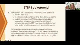 (2023) STEP Pre-Application Webinar #1