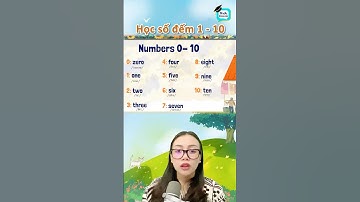 Học số đếm bằng tiếng anh #hoctienganh #tienganhchotre #tienganhtreem #learnenglish #hocsodem