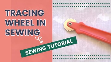 Tracing wheel in sewing - how to use it for tracing pattern lines and copying your favorite garment
