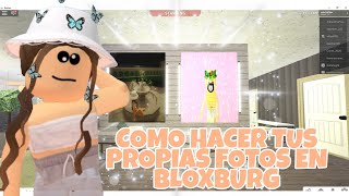 COMO PONER TUS PROPIAS IMÁGENES EN BLOXBURG!! *FACIL*- Roblox