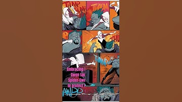 Gwen Stacey is  🕷️🕸️SPIDER GWEN!!  #shorts #acrossthespiderverse #spidergwen #marvel