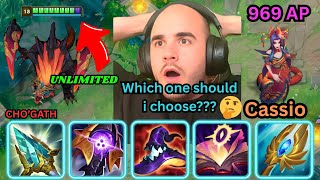 MASTER CHO'GATH & CASSIOPEIA | CAN I UNRANKED TO CHALLENGER? SUB = CHAMP PICK (CASSIO BUFF)
