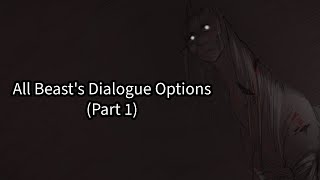 Explore Beast's Dialogue Options (Part 1) | Slay The Princess: Pristine Cut