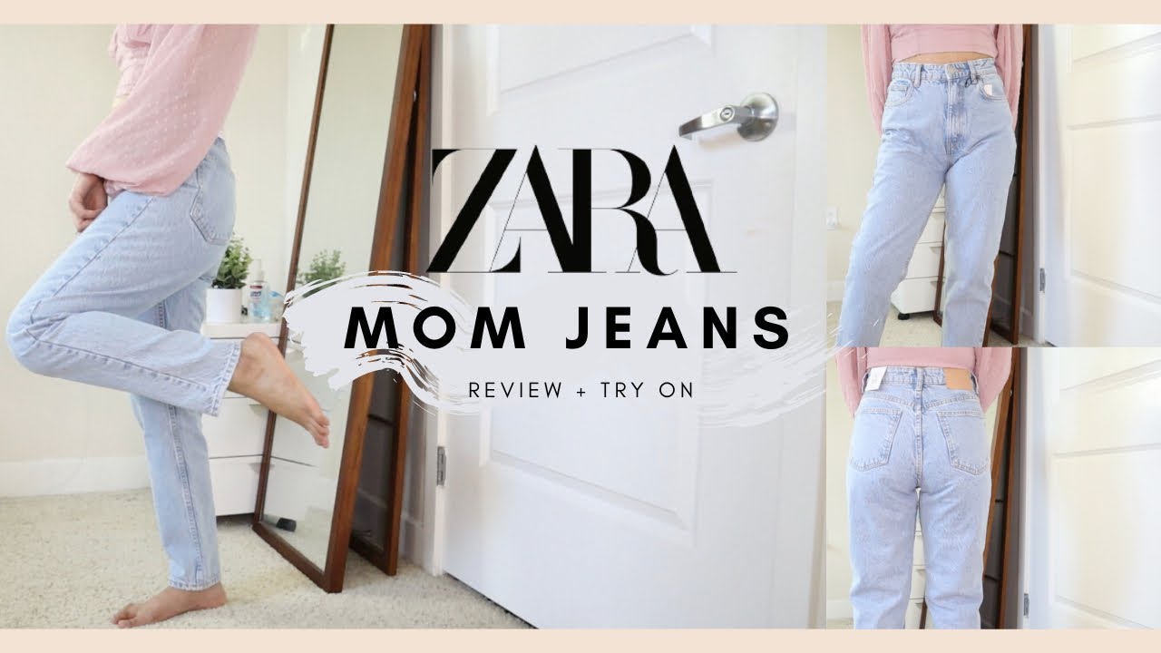 ZARA MOM JEANS 2021 | review + try on (petite girl friendly) - YouTube