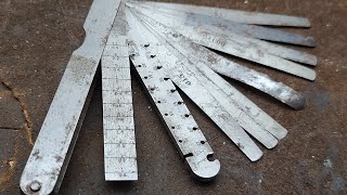 Starrett USA 245 Engineers Wire & Gap Feeler Gauge Set