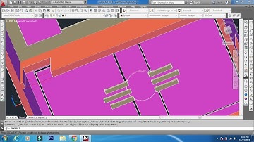 Autocad Drawing for Walkthrough Animation Part 11  ( Urdu )