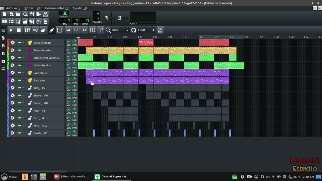 [Maqueta] Alegría - Gabriel Lopez - Reggaeton (LMMS)