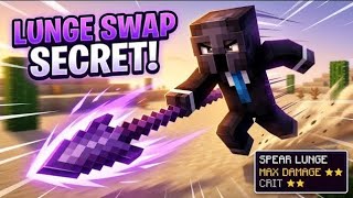 How to do Spear attribute swapping lunging||Minecraft PE || Bedrock 