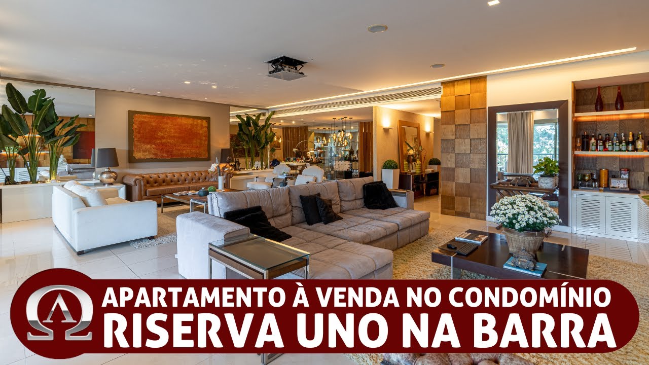 APARTAMENTO à venda no condomínio RISERVA UNO na BARRA DA TIJUCA no RIO DE JANEIRO / RJ!