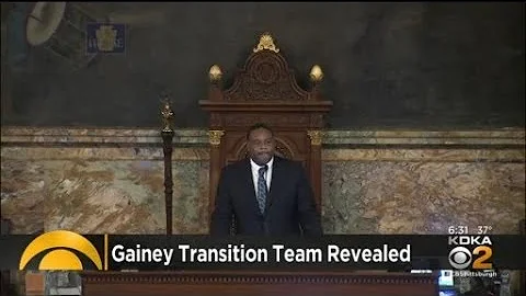 Mayor-Elect Ed Gainey Reveals Transition Team