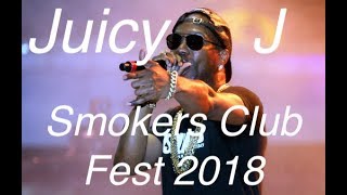 Juicy J Live @ The Smokers Club Fest 2018 | LAPDANCE ONSTAGE