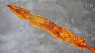 Rusty Old Snake Dagger Restoration