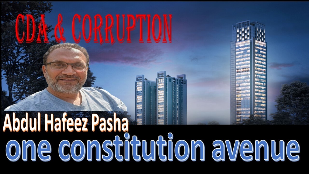 Ab Hafeez R one Constitution avenue , Abdul Hafeez Pasha and Community Corruption ...