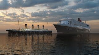 Titanic Meets Queen Mary 2