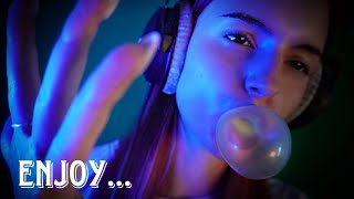 HAND Sounds and GUM Chewing Satisfying ASMR