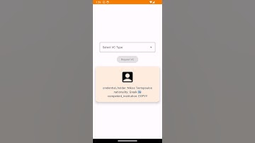 Verifiable Credentials issuance and Presentation Demo