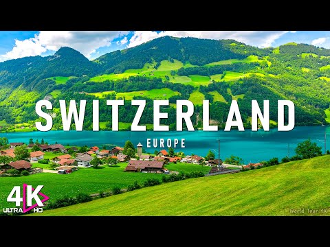 Switzerland (4K UHD) Beautiful Nature Scenery With Relaxing Music 