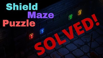 Gem Puzzle Solved Pathfinder Wrath of the Righteous Shield Maze Puzzle Solved