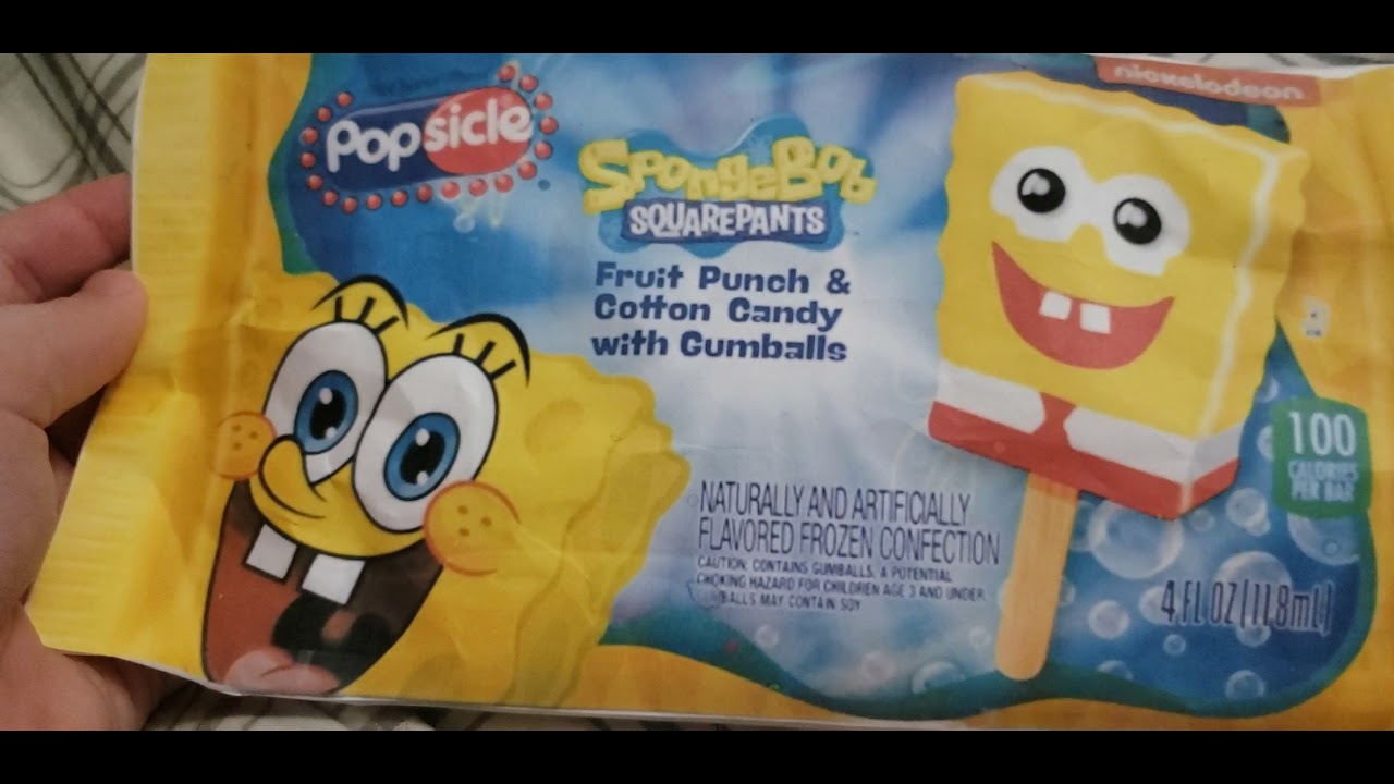 perfect spongebob popsicle with gumball eyes - YouTube