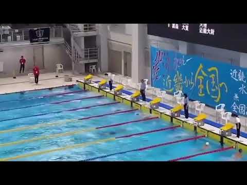 パピエ　City swimmer 16 YEAR OLD SHIN OHASHI SWIMS 58.94 100 METER BREASTSTROKE