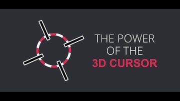 Pivot point and 3d cursor hacks in Blender