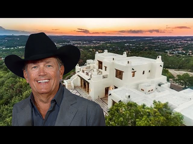 George Strait Waves Goodbye To His Texas Home - YouTube