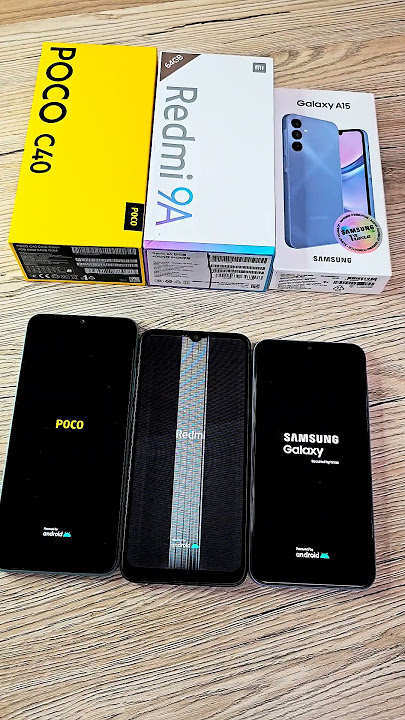 Samsung vs Poco vs Redmi