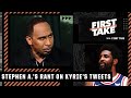 Stephen A. rants about Kyrie Irving's latest tweets critiquing the media | First Take