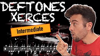 Deftones - Xerces - Drum Cover (with scrolling drum sheet) Resimi